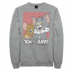 Licensed Character Men's Tom & Jerry Tj Square Sweatshirt