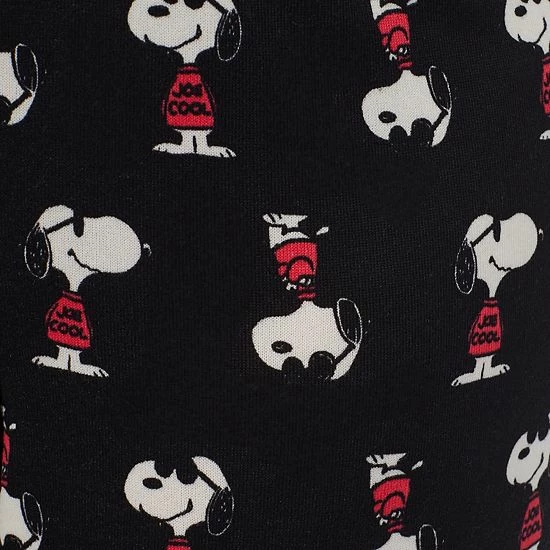 Licensed Character Women's Snoopy Long Sleeve Pajama Top & Banded Bottom Pajama Pants Set 5 Licensed Character Women's Snoopy Long Sleeve Pajama Top & Banded Bottom Pajama Pants Set - Image 3