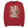 Licensed Character Men's Cute Cats With Holiday Lights Fleece Crewneck Sweatshirt -Licensed Character Shop unnamed file 8430