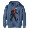 Licensed Character Boys 8-20 Bigfoot Walking Santa Hat Christmas Hoodie Athletic Heather