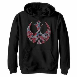 Licensed Character Boys 8-20 Star Wars Rebel Alliance Multi Color Camo Crest Hoodie