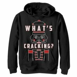 Licensed Character Boys 8-20 Nutracker What's Cracking Christmas Graphic Fleece Hoodie