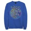 Licensed Character Men's The Flintstones Retro Faded Circle Portrait Sweatshirt -Licensed Character Shop unnamed file 8489