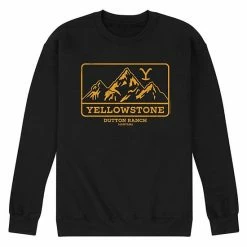 Licensed Character Men's Yellowstone Outdoor Sweatshirt Grey