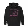 Licensed Character Men's MTV Classic Logo Pink Hoodie -Licensed Character Shop unnamed file 8524