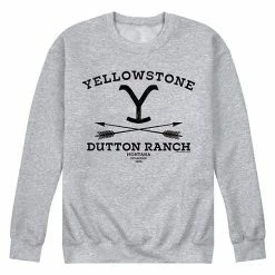 Licensed Character Men's Yellowstone Arrows Sweatshirt Grey -Licensed Character Shop unnamed file 8539