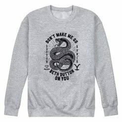 Licensed Character Men's Yellowstone Beth Dutton Sweatshirt White -Licensed Character Shop unnamed file 8542