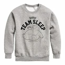 Licensed Character Boys 8-20 Pokemon Snorlax Team Sleep Sweatshirt