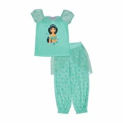 Licensed Character Disney's Jasmine Girls 4-8 Top & Bottoms Pajama Set
