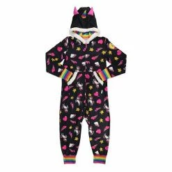Licensed Character Girls 4-12 Jojo Siwa Hooded Costume One-Piece Pajamas