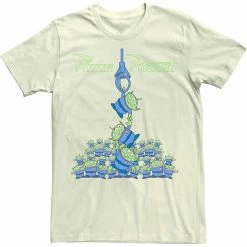 Licensed Character Men's Toy Story Alien Planet Poster Tee Black -Licensed Character Shop unnamed file 8618