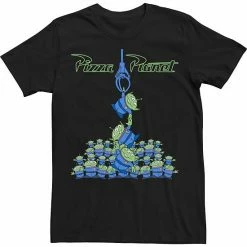 Licensed Character Men's Toy Story Alien Planet Poster Tee Black -Licensed Character Shop unnamed file 8619