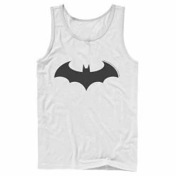 Licensed Character Men's DC Comics Batman Simple Bat Logo Tank Charcoal -Licensed Character Shop unnamed file 8630