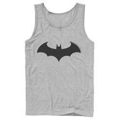 Licensed Character Men's DC Comics Batman Simple Bat Logo Tank Charcoal -Licensed Character Shop unnamed file 8631