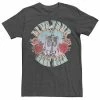 Licensed Character Men's Fifth Sun "Live Your Best Life" Skeleton Tee Charcoal Heather