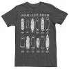 Licensed Character Men's Classic Skateboards Lineup Sketch Tee Charcoal Heather -Licensed Character Shop unnamed file 8638