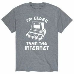 Licensed Character Men's Older Than Internet Tee Black -Licensed Character Shop unnamed file 8642