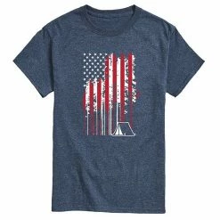 Licensed Character Men's Camp Pines American Flag Tee Navy -Licensed Character Shop unnamed file 8650