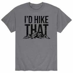 Licensed Character Men's I'd Hike That Tee Grey 2