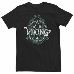 Licensed Character Big & Tall Assassin's Creed: Valhalla Live Think Conquer Like A Viking Tee