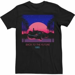 Licensed Character Big & Tall Back To The Future Back To The Neon Poster Tee
