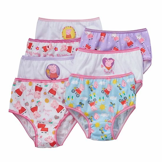Licensed Character Peppa Pig Toddler Girl 7-pk. Briefs 3 Licensed Character Peppa Pig Toddler Girl 7-pk. Briefs