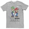 Licensed Character Big & Tall Nintendo Super Mario Brothers Back To Back Side Portrait Tee -Licensed Character Shop unnamed file 8820