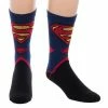 Licensed Character Men's DC Comics Rebirth Superman Knit Crew Socks -Licensed Character Shop unnamed file 8830