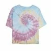 Licensed Character Juniors' "Like A Girl" Tie-Dye Cropped Tee -Licensed Character Shop unnamed file 8836