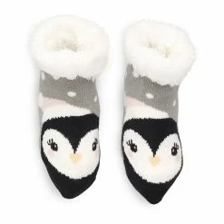 Licensed Character Girls Kookie Kritters Critter Cozy Warmer Slipper Socks Penguin -Licensed Character Shop unnamed file 886