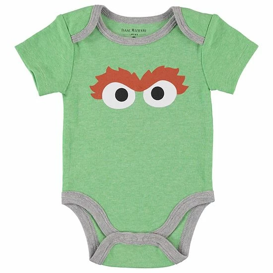 Licensed Character Baby Boy Sesame Street 3 Pack Bodysuit Set 3 Licensed Character Baby Boy Sesame Street 3 Pack Bodysuit Set
