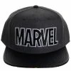 Licensed Character Men's Marvel Carbon Fiber Logo Snapback Hat -Licensed Character Shop unnamed file 8927