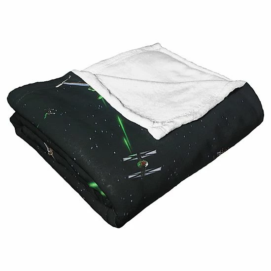 Licensed Character Disney's Star Wars Fighters Silk Touch Throw Blanket 5 Licensed Character Disney's Star Wars Fighters Silk Touch Throw Blanket - Image 3