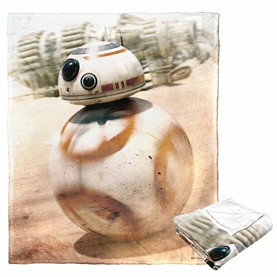 Licensed Character Disney's Star Wars BB-8 Droid Silk Touch Throw Blanket 3 Licensed Character Disney's Star Wars BB-8 Droid Silk Touch Throw Blanket