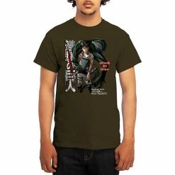 Licensed Character Men's Attack On Titan Tee Heather Navy -Licensed Character Shop unnamed file 8974