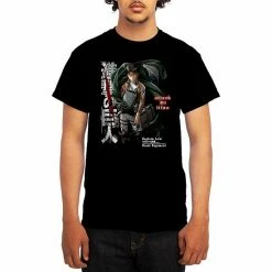 Licensed Character Men's Attack On Titan Tee Heather Navy -Licensed Character Shop unnamed file 8977