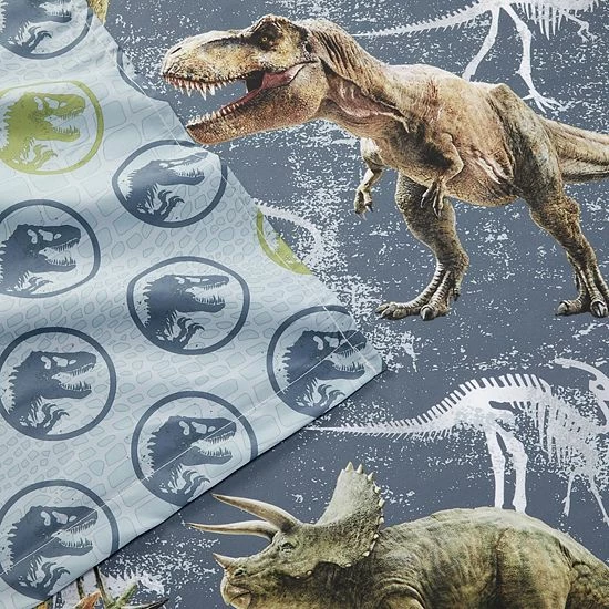 Licensed Character Jurassic World Sheet Set With Pillowcases 3 Licensed Character Jurassic World Sheet Set With Pillowcases