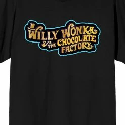 Licensed Character Men's Willy Wonka Logo Tee -Licensed Character Shop unnamed file 9005