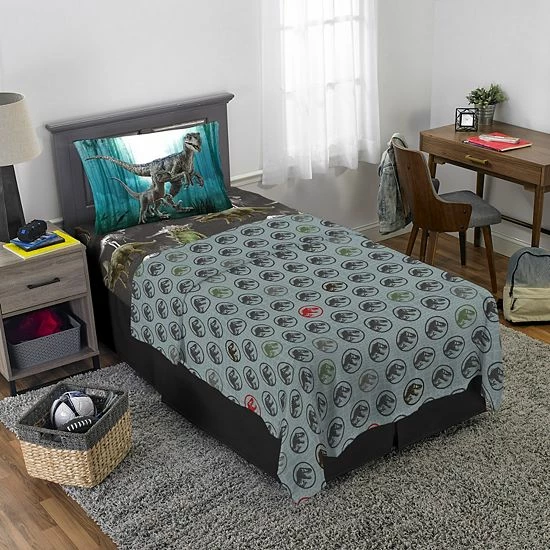 Licensed Character Jurassic World Sheet Set With Pillowcases 4 Licensed Character Jurassic World Sheet Set With Pillowcases - Image 2