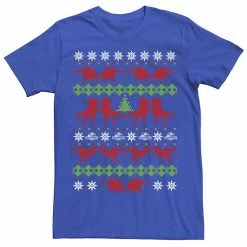 Licensed Character Men's Jurassic World Dino Ugly Holiday Sweater Tee Athletic Heather -Licensed Character Shop unnamed file 9014