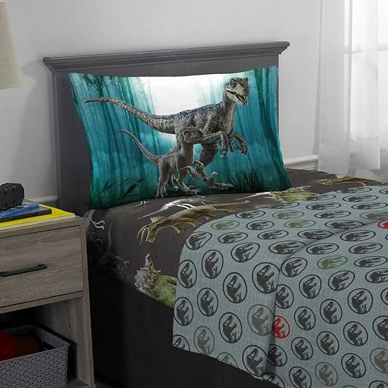 Licensed Character Jurassic World Sheet Set With Pillowcases 6 Licensed Character Jurassic World Sheet Set With Pillowcases - Image 4
