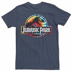 Licensed Character Men's Jurassic Park Tie Dye Circle Logo Tee Black -Licensed Character Shop unnamed file 9035