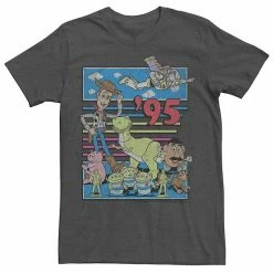Licensed Character Men's Disney / Pixar Toy Story 95 Retro Distressed Colorful Tee Light Blue -Licensed Character Shop unnamed file 9041