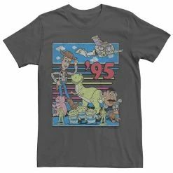 Licensed Character Men's Disney / Pixar Toy Story 95 Retro Distressed Colorful Tee Light Blue -Licensed Character Shop unnamed file 9043