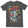 Licensed Character Men's Justice League Crisis On Earth Vintage Cover Tee Athletic Heather -Licensed Character Shop unnamed file 9052