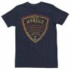 Licensed Character Men's Nintendo The Legend Of Zelda Explore Hyrule Badge Tee Navy -Licensed Character Shop unnamed file 9079