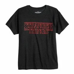 Licensed Character Juniors' Stranger Things Red Logo Graphic Tee -Licensed Character Shop unnamed file 909