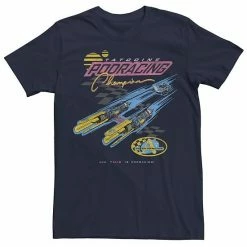 Licensed Character Men's Star Wars Tatooine Pod Racers Tee Navy -Licensed Character Shop unnamed file 9112