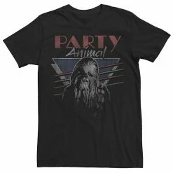 Licensed Character Men's Star Wars Chewbacca Party Animal Retro Tee Natural