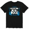 Licensed Character Men's Never Too Old To Rock Tee Grey -Licensed Character Shop unnamed file 9138